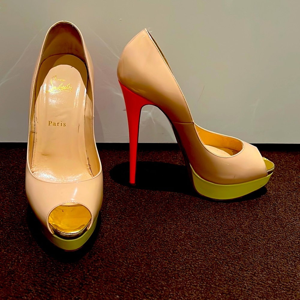 Almost new pair of Christian Loubiton